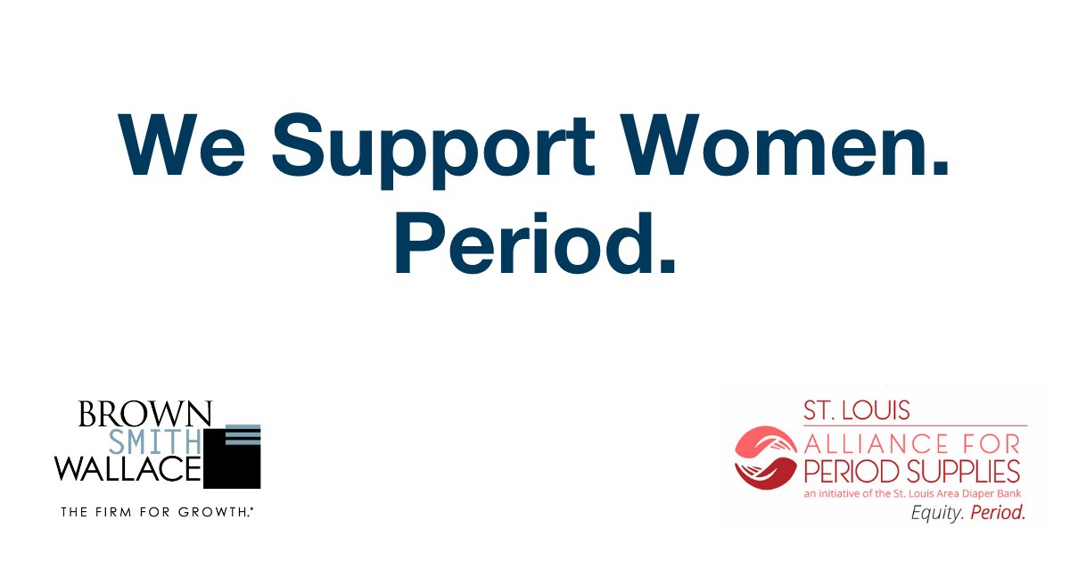 bswllc's tweet photo. In honor of #WomensHistoryMonth, in March we participated in a virtual drive for the @stlouisaps. STLAPS raises awareness about #periodpoverty and provides women with the essential period products required to participate in daily life with dignity. https://t.co/B8ard7ksPF