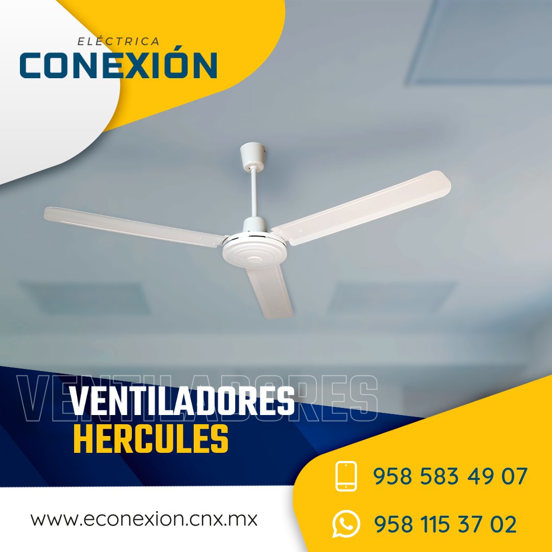 electriconexion's tweet photo. Este ventilador #Hercules cuenta con garantía #Masterfan de 3 años y lo encuentras en #EléctricaConexión ubicada en Calle Sierra de Zempoaltépetl 310, Sector I, Santa Cruz #Huatulco, #Oaxaca https://t.co/sltAElR6Y9