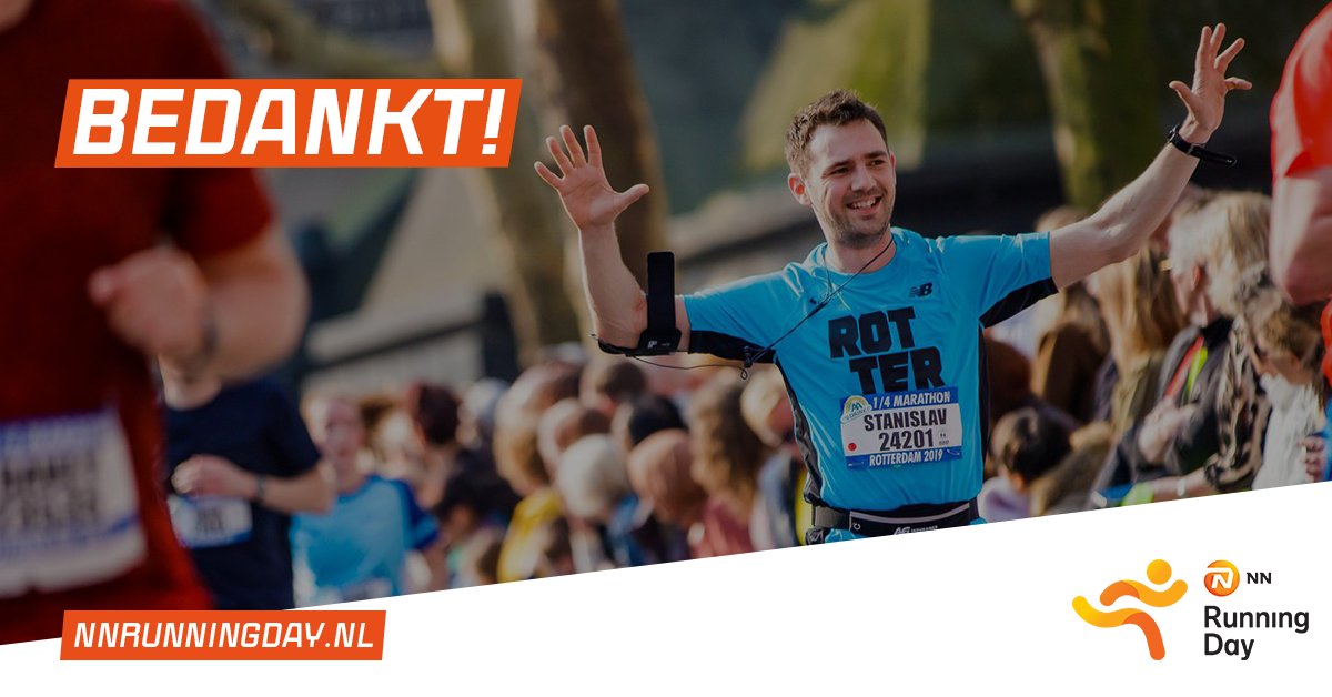 Dit was ‘m dan, de NN Marathon Rotterdam Edition. Bedankt voor jullie enthousiasme en inzet. 👏🏃

#NNRunningDay #youneverrunalone #DeMooiste #NNMarathonRotterdam