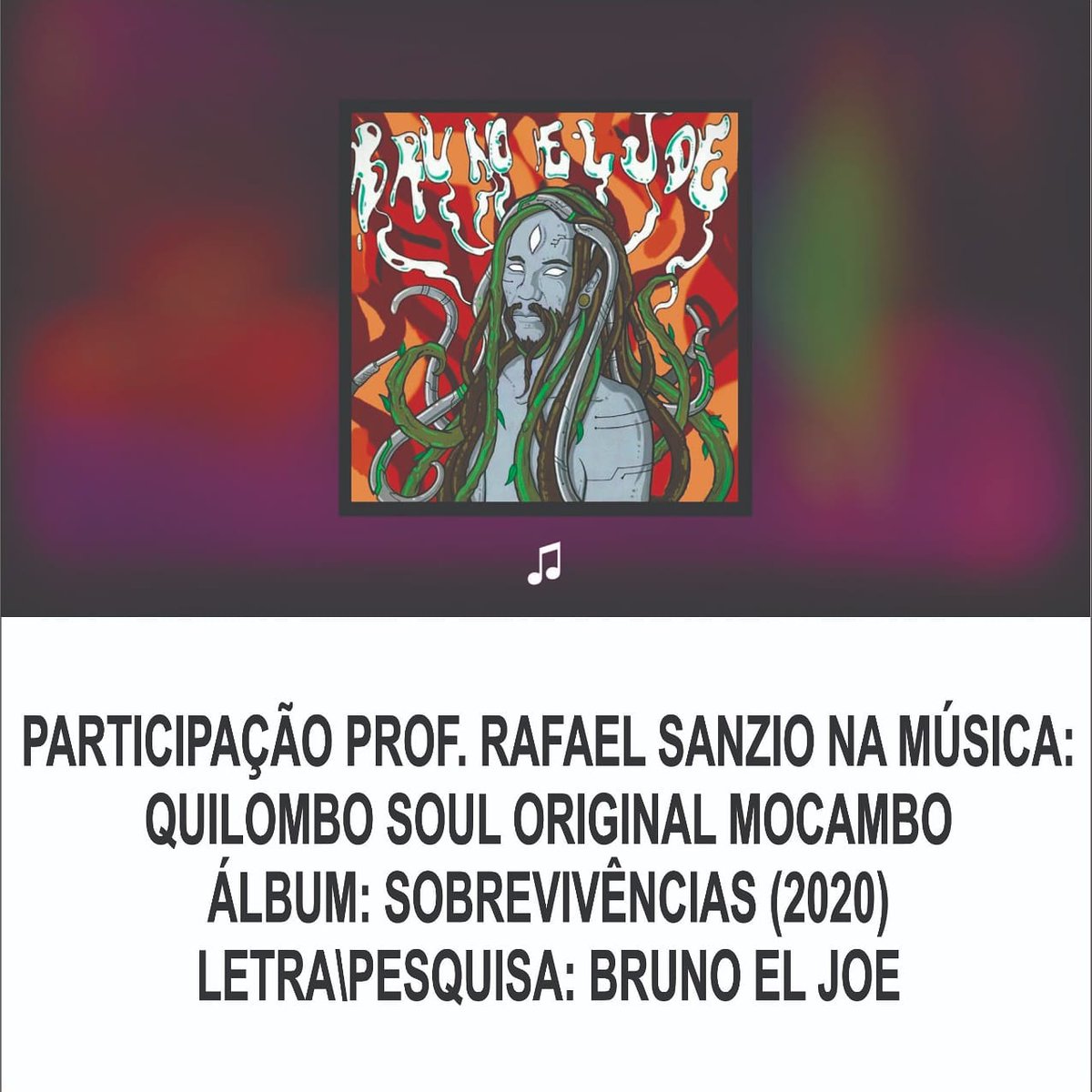 Link para ouvir a música no YouTube: youtu.be/jZoNcr-xbdg