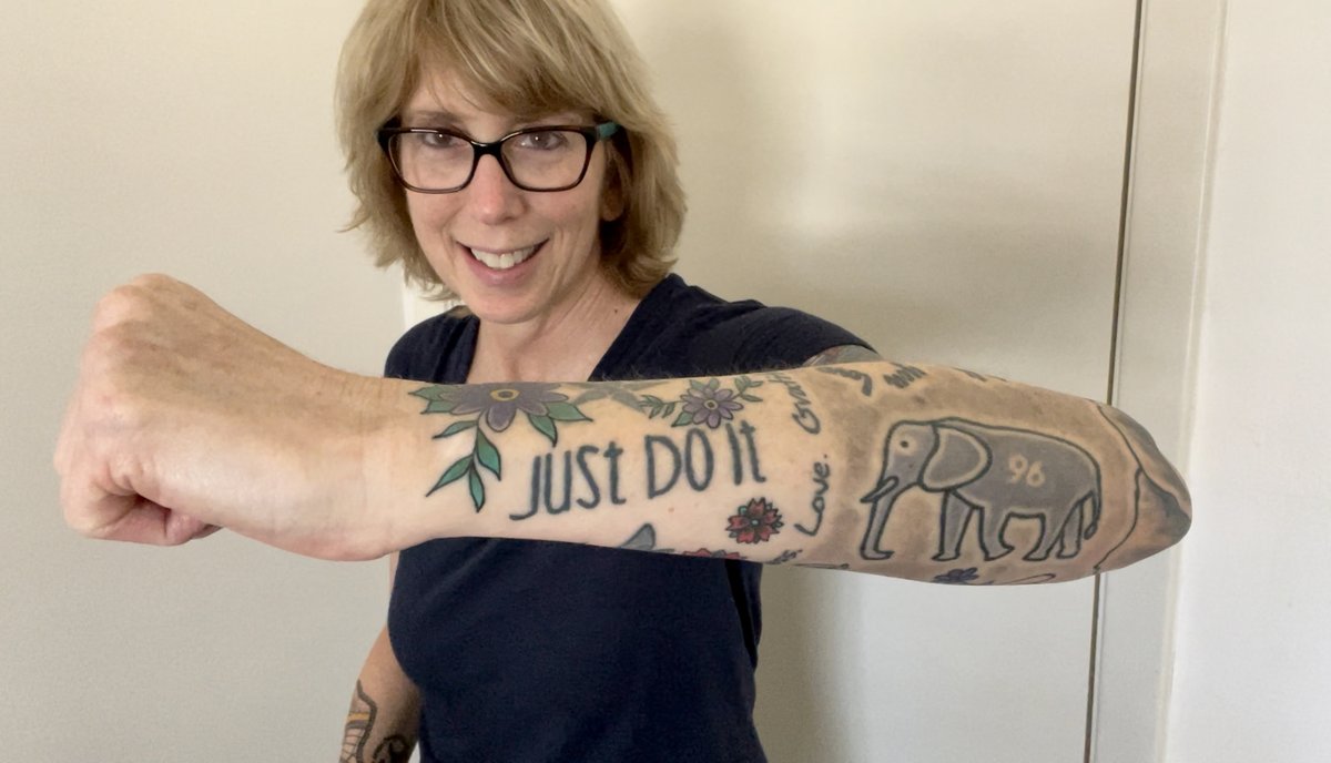 Check back tomorrow for more stories about  #MyTattoos.  #JustDoIt