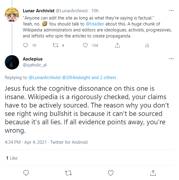 Lunar Archivist It Seems Like The Term Cognitive Dissonance Has Become The Sjw Buzzword Du Jour For Trying To Mock And Discredit Someone These Idiots Don T Seem To Realize That