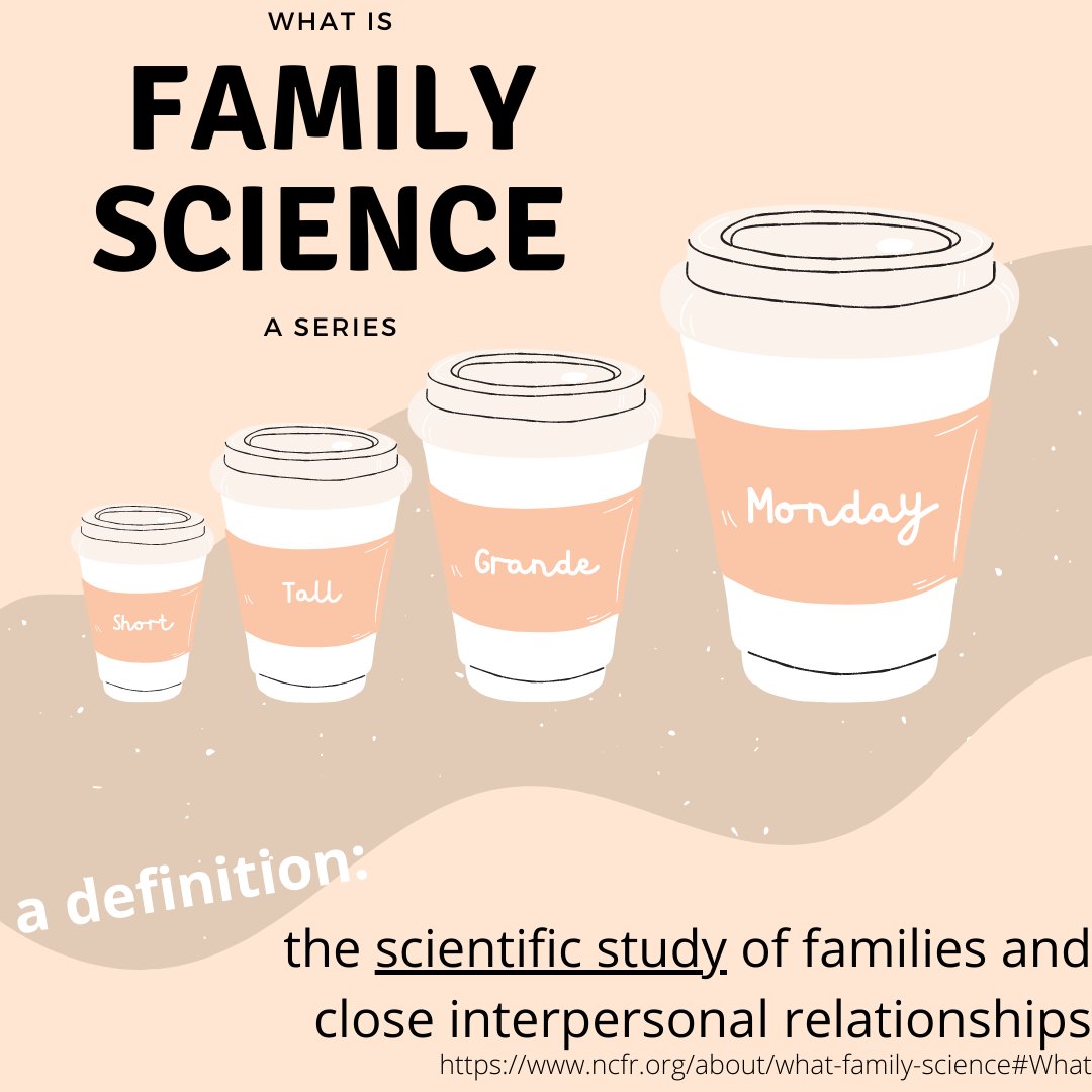 What is family science exactly? Great question! It is the scientific study of families and close relationships (NCFR website). That covers A LOT of ground. Stay tuned for more details!