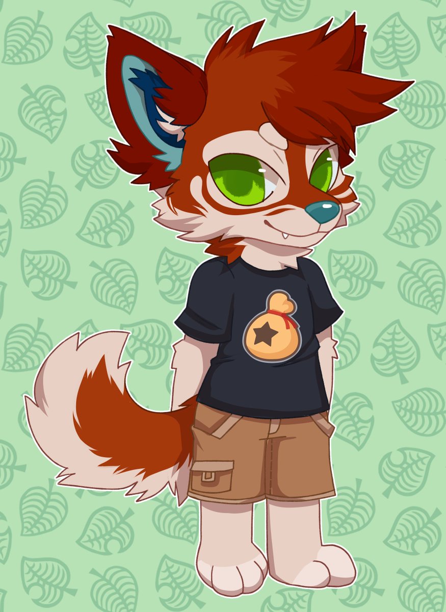 softpuppi's tweet image. animal crossing commission for @Orctits !