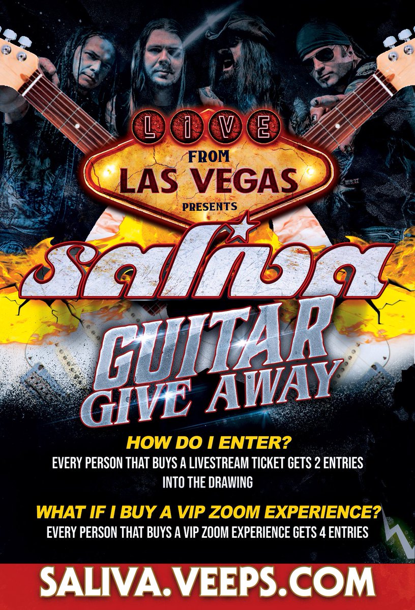 LiveFromLV702's tweet photo. Still looking for a reason to go to https://t.co/jWv2OTrue5 and make your livestream purchase? HERE YOU GO! 
Guitar is signed by the whole band!
Winner will be contacted, via the email address used for purchase, no later than April 16th. https://t.co/VSMHiJV4eQ