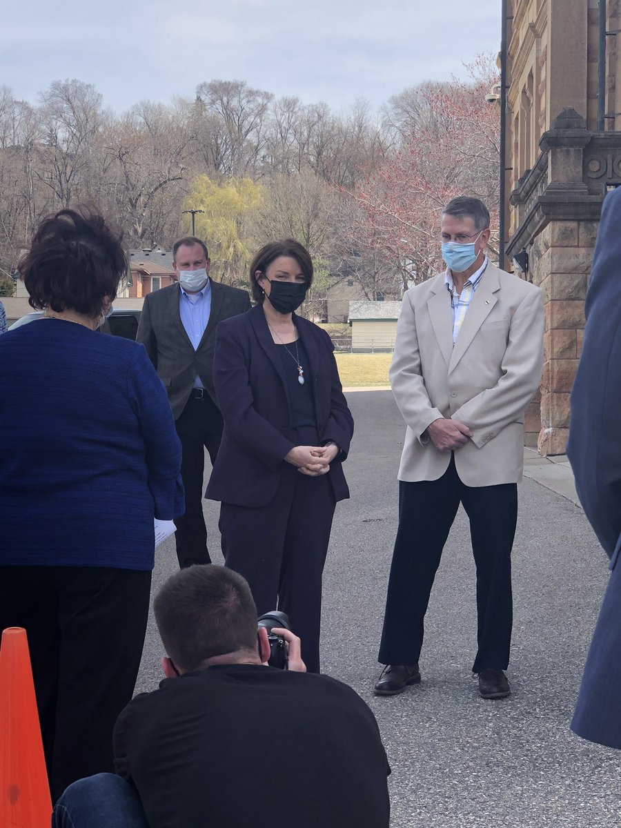 U.S Senator <a href="/amyklobuchar/">Amy Klobuchar</a> is visiting Mankato today to discuss the federal, state and local COVID-19 vaccine distribution. Check out <a href="/KEYCNewsNow/">KEYC News Now</a> at 6 to see the story.