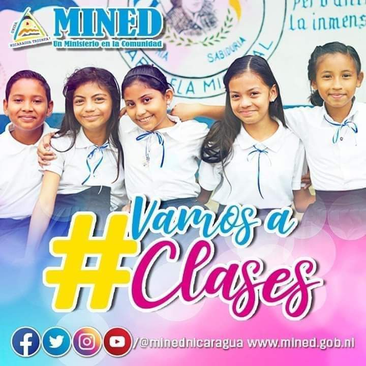 veneciavmt's tweet photo. 📝📚 MIDEN anuncia el regreso a clases en todos los Centros Educativos del país, poniendo en práctica el protocolo de higiene ante prevención del COVID19.
📅 Martes, 6 de abril 2021
#EsNuestroElPorvenir 
#MasayaSandinista 
#LeonRevolucion
#5deAbril https://t.co/YKI39C2gEe