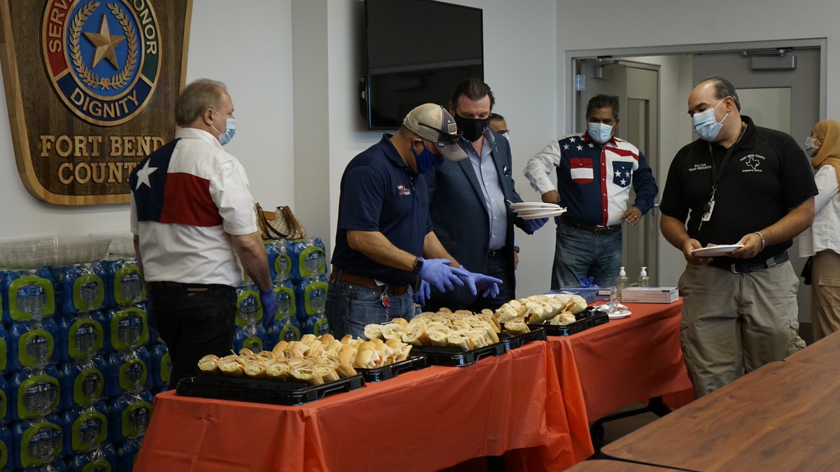 A very special thanks to the After Hours Exchange Club of Greater Fort Bend and the Bangladesh-American Business Associations for providing lunch to FBCSO today. #FortBendProud #community #thankyou