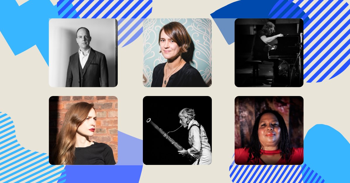IntContemporary's tweet photo. TOMORROW NIGHT! Join us for the debut performances of 2 new collabs:⭐️new quartet work by #JoshModney, written for & performed alongside #IngridLaubrock, #CorySmythe, & Mariel Roberts (cello) ⭐️ improvised set b/w #RebekahHeller & @FreeSongSinger.💥🤯RSVP: https://t.co/Cl4QR5R8Xb https://t.co/xX9Dvmlukb