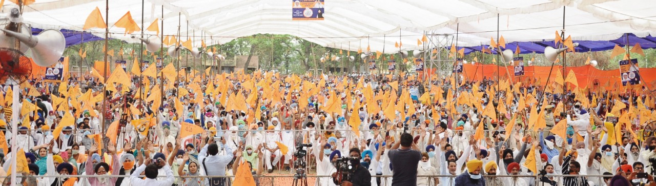 Shiromani Akali Dal said government’s decision to ban political gatherings in Punjab was a direct fallout of SAD Punjab Mangda Jawaab rallies. 