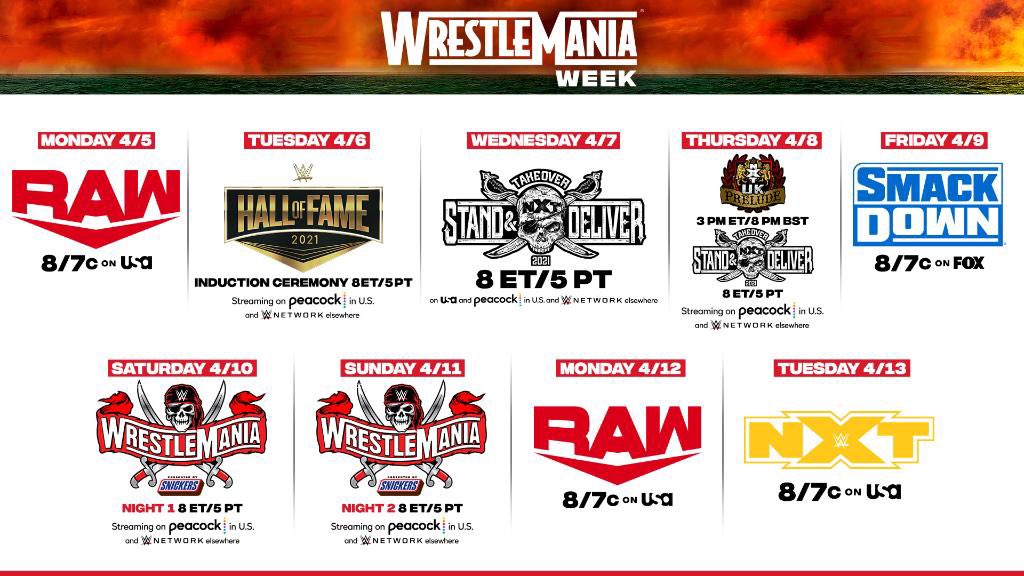 refjakeclemons's tweet photo. #WrestleMania &amp; #NXTTakeOver week! https://t.co/DmUw0ldIWC