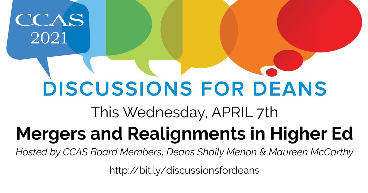 CCAS Deans tweet media