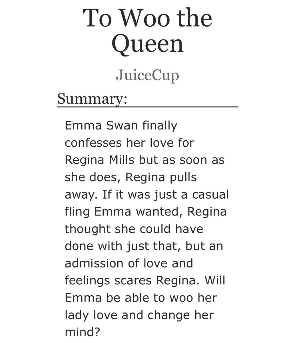 April 2: To Woo the Queen by  @JuiceCupSQ  https://archiveofourown.org/works/586...