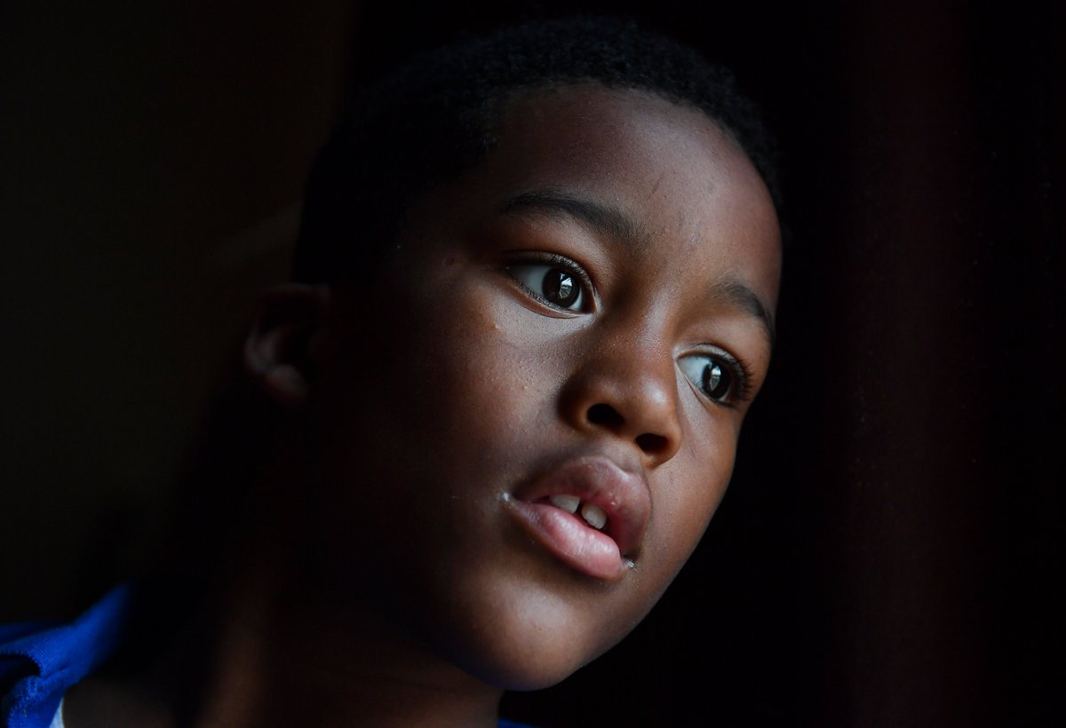 Up in South Carolina, Ava’s mom, Mary, read the story I wrote about Tyshaun for the Post, and when Ava noticed her getting emotional, she asked why. Mary told her a bit about Tyshaun and showed her this picture. Ava decided Tyshaun looked like he needed a friend. (9/)
