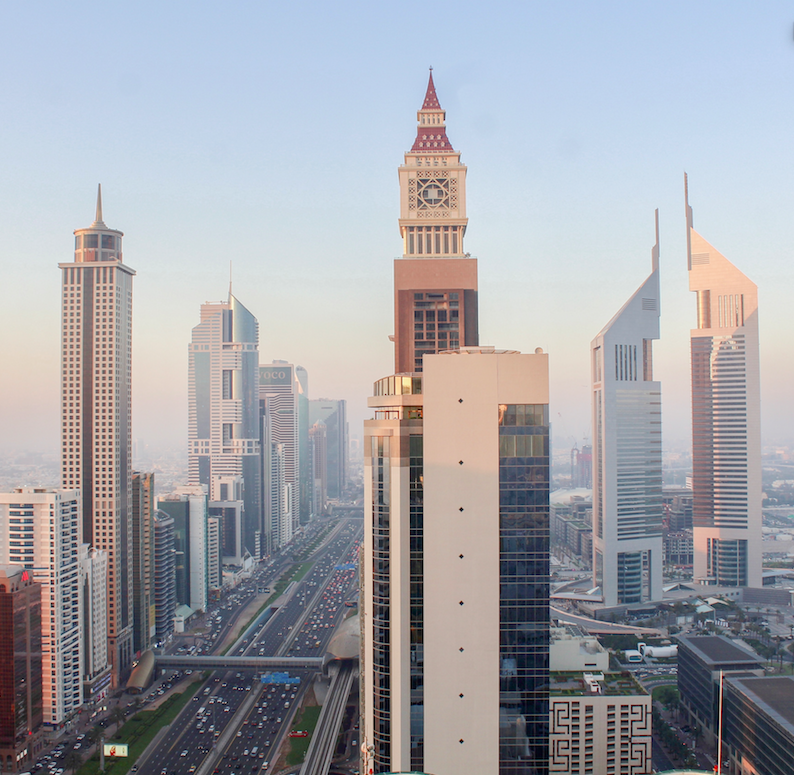 The city of dreams. 🌇 Who has been to Dubai, and what did you love about it? 

#Dubai #SheikhZayedRoad #DubaiGram #InstaDubai #VisitDubai