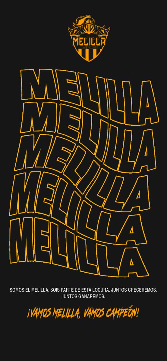 MelillaTitans's tweet photo. ¡Fondo de pantalla a la vista!🟡⚡
#VamosMelilla✊🏼
#VamosCampeón💪🏼
#melillasportcapital #gomsc https://t.co/4zuV5VSl8H