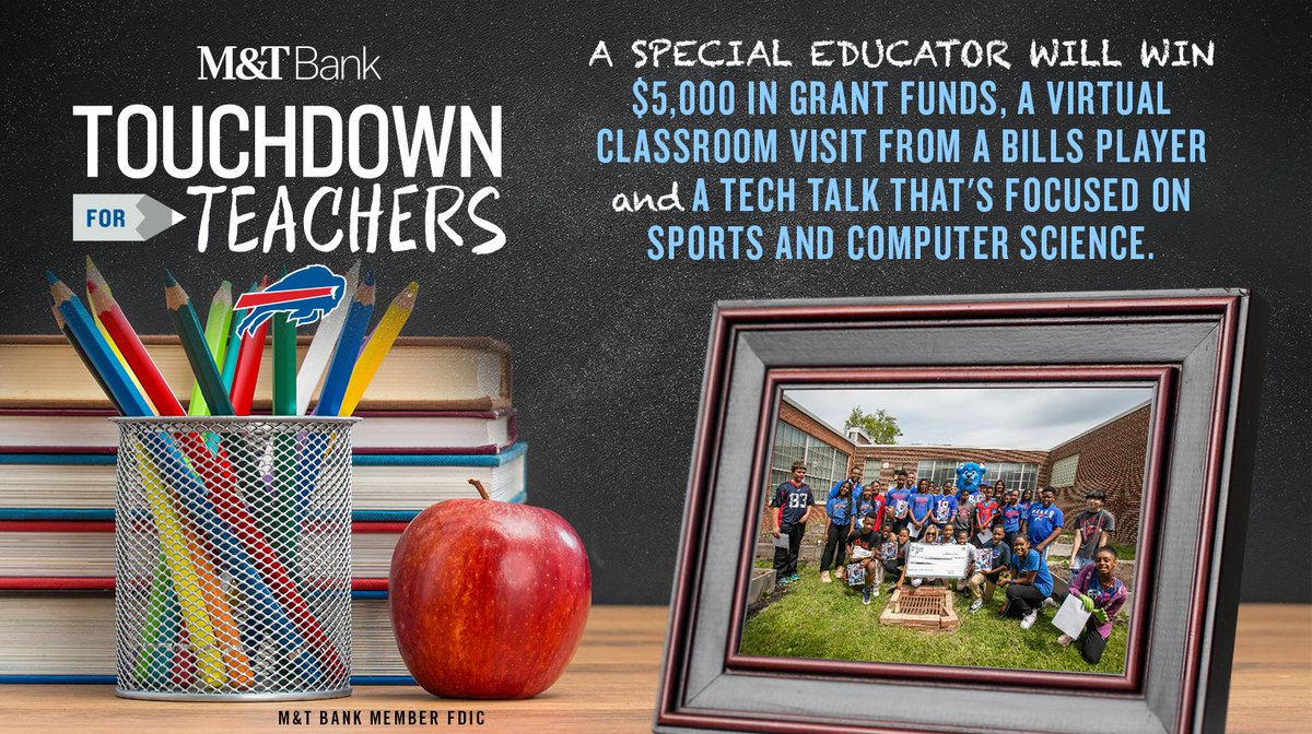 Do you know a teacher who has gone the extra mile when it mattered most?

Nominate them and they could win a visit from a Bills player: bufbills.co/3aEARUd