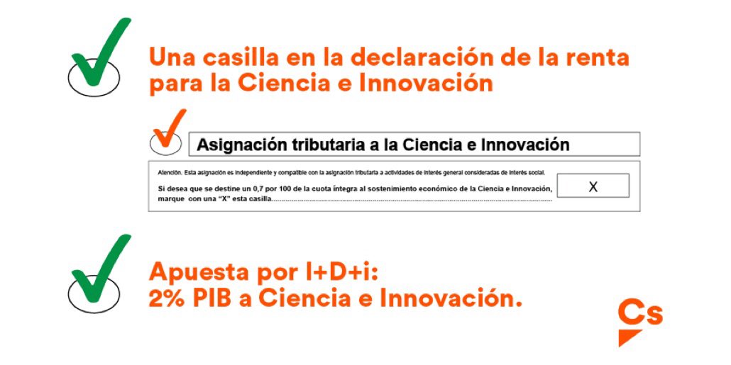🧪 La pandemia ha dejado en evidencia la importancia del I+D+i.

👩‍🔬👨‍🔬 Es hora de dar a los científicos la financiación que merecen.

✅ Invirtamos en ciencia. 
✅ Apostemos por la investigación. 
✅ Desarrollemos empleo de calidad en el sector.