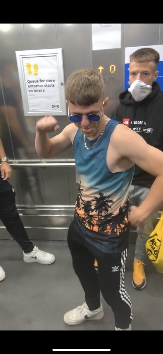 TroseFc's tweet photo. Here is our latest lockdown arrival in the club gym this morning! 💪 Please welcome Jake Hoodless to the Trose or Trade as he makes his switch from van driver to roofer. Jake has signed a contract to the end of the season whilst he sees out his league ban for a horror challenge. https://t.co/2UXsWoK6SO