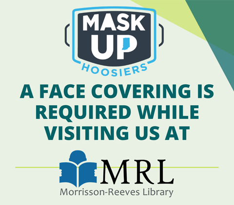 Jenie_MRL's tweet photo. On April 6, 2021, Governor Holcomb’s mask mandate becomes a mask advisory. Following the guidance of the Wayne County Health Department, the Board of Trustees of the Morrisson-Reeves Library have agreed that masks will still be required for entry into the library building. https://t.co/6yqfYwaT4L
