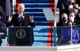 ⁦He resumed his Lying just moments after becoming president. ⁦@JoeBiden⁩’s inaugural address: “Before God and all of you I give you my word. I will always level with you.”