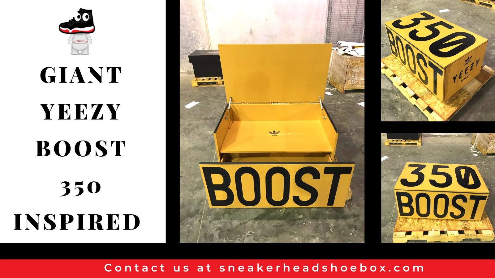 Yeezy shoe store box storage