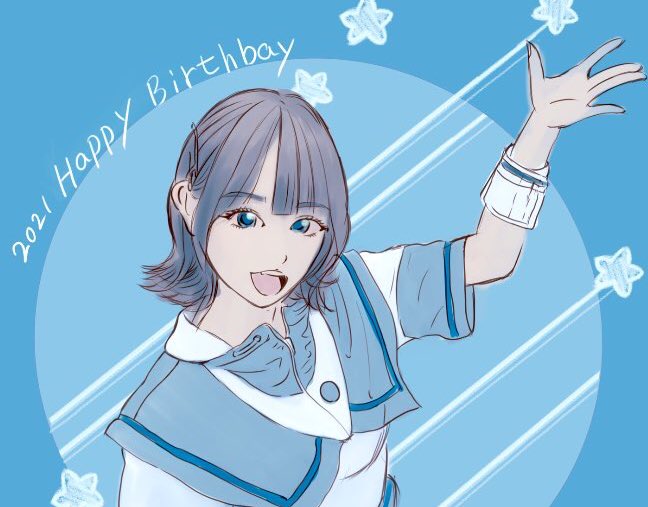 「誕生日きた✨✨
ここ半年で描いた誕生日イラスト??

病院で誕生日迎えました??」|まころん🐳のイラスト