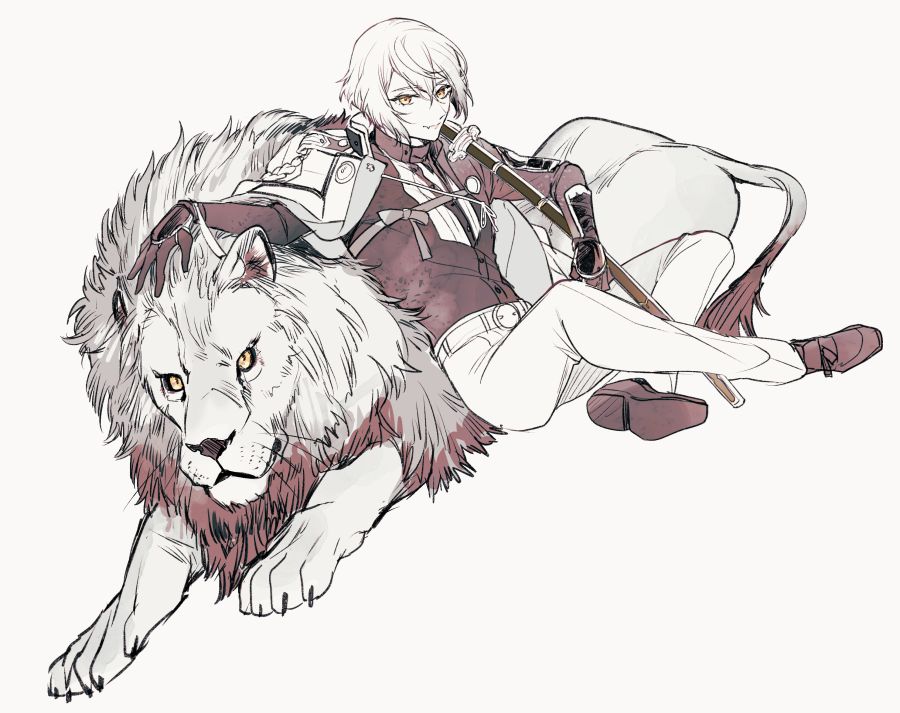 「獅子ノ子 」|シロエのイラスト