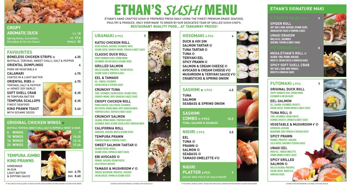 DamonsJapanese's tweet photo. Ethan’s NEW ‘Asian Fusion’ #Menu 👀🔥 Awesome new #Takeaway Main Menu and #Sushi Menus... check them out ▶️ https://t.co/g6ZeHoYiIe https://t.co/DTnQpoa8M0