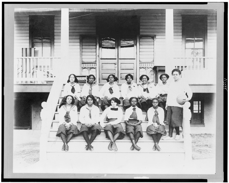 It was the FIRST school in the nation that had vocational training for Black girls. The picture below is of their basketball team. 