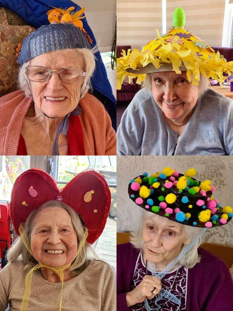 Grangecarehome4's tweet photo. A lovely fun filled #Easter Monday with our Easter Parade (see video on our YouTube channel). @DenisePentland1 @vallen5555 #carehome #carehomes #isolation #Isolationuk #lockdown #lockdownuk #Easter #Easter2021 #HappyEaster2021 #EasterMonday https://t.co/BJ8F8QIAay