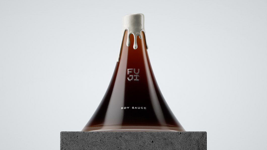 galantapp's tweet photo. Proyecto estudiantil de diseño de envases por la diseñadora Evgeni Kudrinskaya y el artista 3D Dmitriy Saveliev.

La forma de la botella del empaque de este proyecto enfatiza el origen de la salsa de soja, ese lugar sagrado en Japón: el volcán Fuji.

https://t.co/nOV4gmFysA https://t.co/YDyo69wGV4