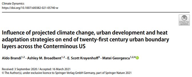 As half of the world population lives in urban environments, cities have become a great research lab for climate change adaptation.
#urban #fdevelopment #climate #change #heat #adaptation #coolroofs #greenroofs #streettrees