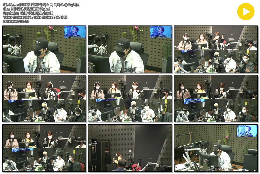 210405 DAY6의 키스 더 라디오 ts
#데이식스 

timeofourlife.tistory.com/97
비밀번호 : 영현생일 6자리 (YYMMDD)