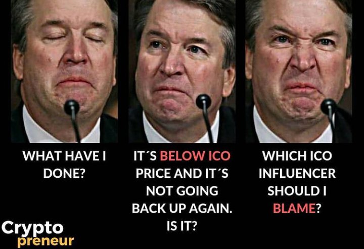 Can you relate?😂
.
Will end up happening the same with IEOs (Initial Exchange Offerings)?
.
Let's spread the good word about Crypto✌