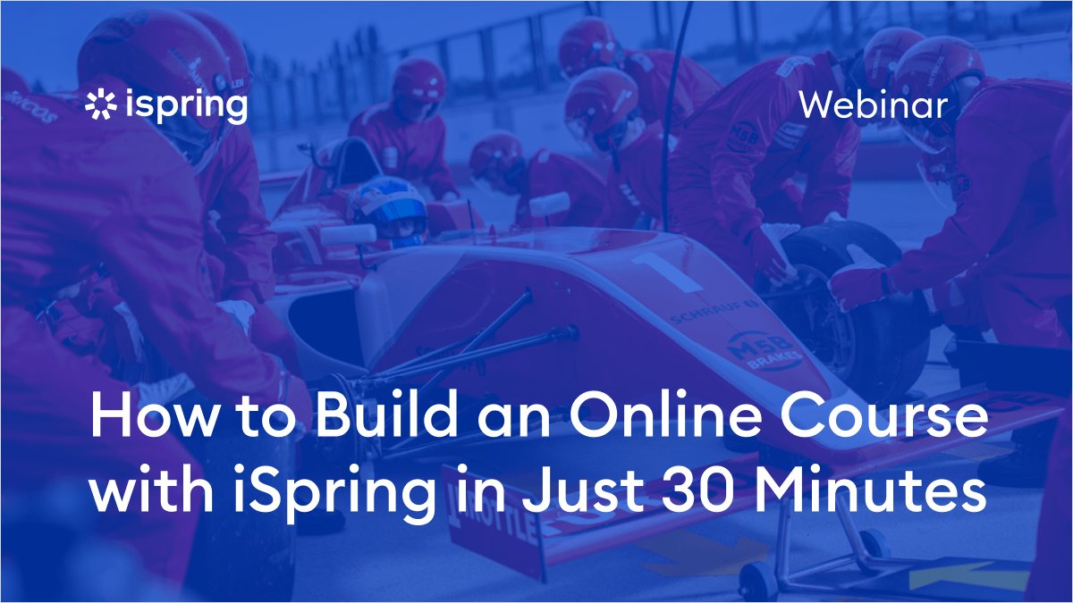 iSpringPro's tweet photo. 🔔Do you need to build #eLearning courses, but aren’t sure where to start? Join our webinar “How to build an online course with iSpring in just 30 minutes.” 

📅Date and time: Thursday, April 8, at 12:00 PM EDT
ℹ️ Learn more and register → https://t.co/uAJkLOXPAf https://t.co/gHbl7Lshg1