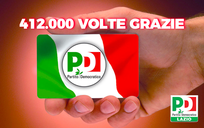 412.000 VOLTE GRAZIE!Strutturati o fluidi, radicati sul  territorio o rappresentati solo in Parl....