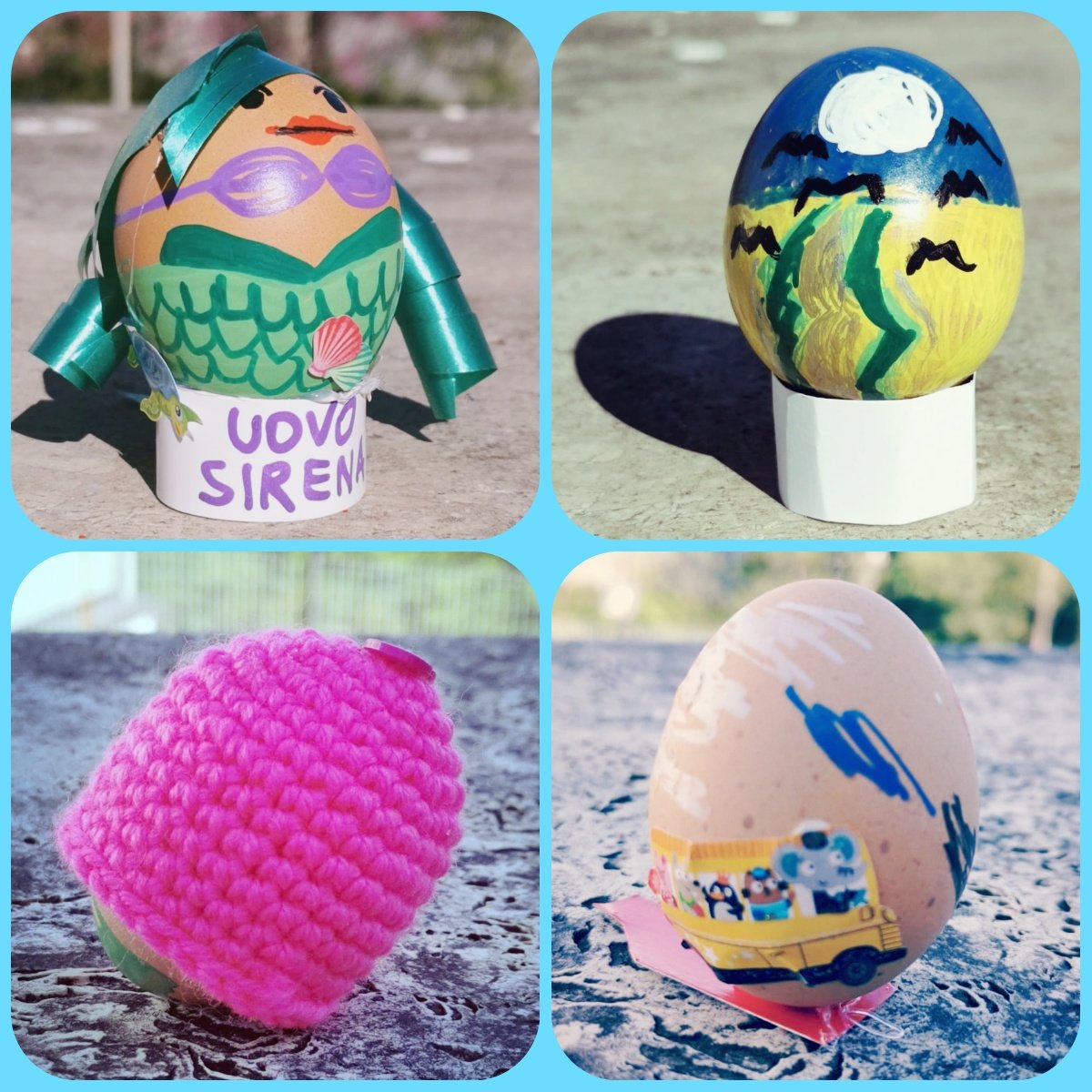metropolitani's tweet photo. Annual Family's #eggcompetition... distanced for the second time...#eggstraordinary as usual 😍 https://t.co/C5at8yx2L8