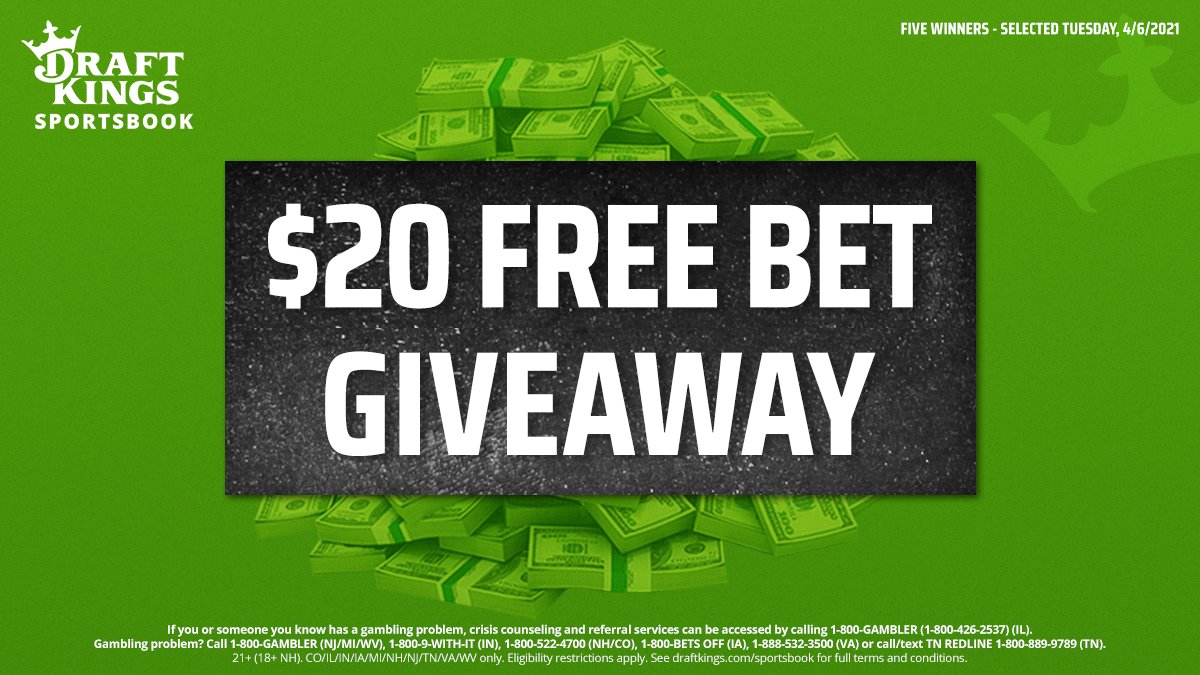 DKSportsbook's tweet image. 🚨 FREE BET GIVEAWAY 🚨

TO ENTER:
1️⃣  RETWEET
2️⃣  FOLLOW US
3️⃣  RESPOND with who you think will win tonight's national championship

Ends 4/6/21 at 9:00 p.m. EST - 5 winners selected.

T&amp;amp;Cs: bit.ly/3fI1Tjj