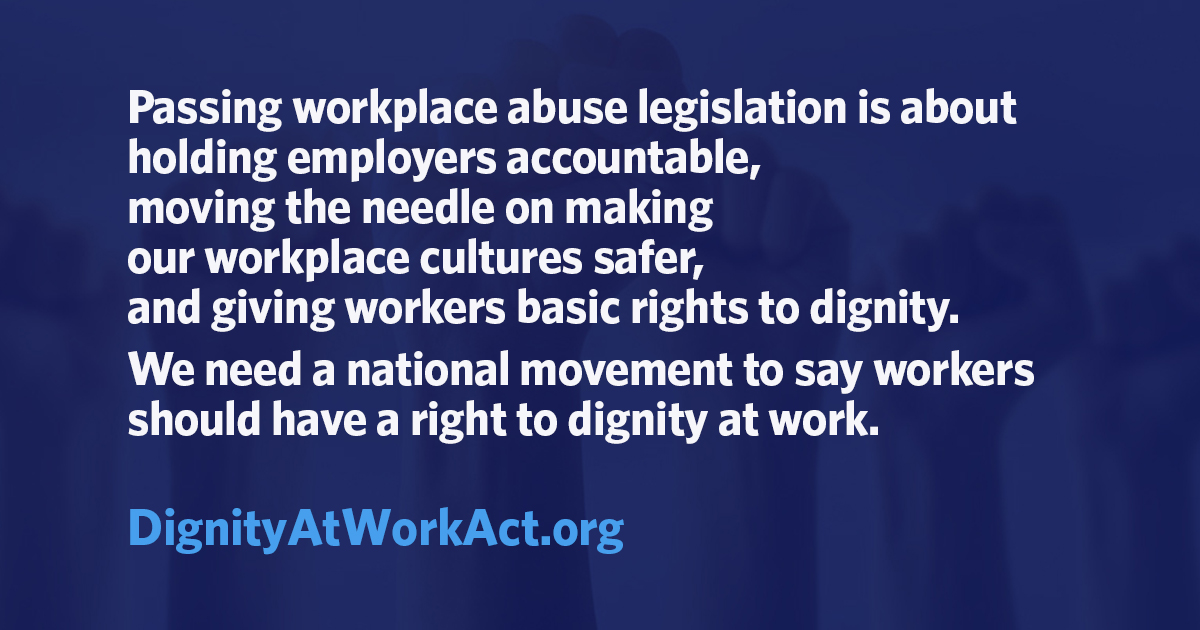 WorkBully's tweet photo. Sign the petition to end workplace bullying: https://t.co/OK4wMj44jj
#NotDyingforWork #DignityAtWork #DignityAtWorkAct #ItMakesMeSick #StopTheMobbing #BullyFree #RespectAtWork #EndWorkplaceAbuse #EndWorkplaceBullying #StopWorkplaceBullying #StopWorkplaceAbuse https://t.co/gDn5ziYazc