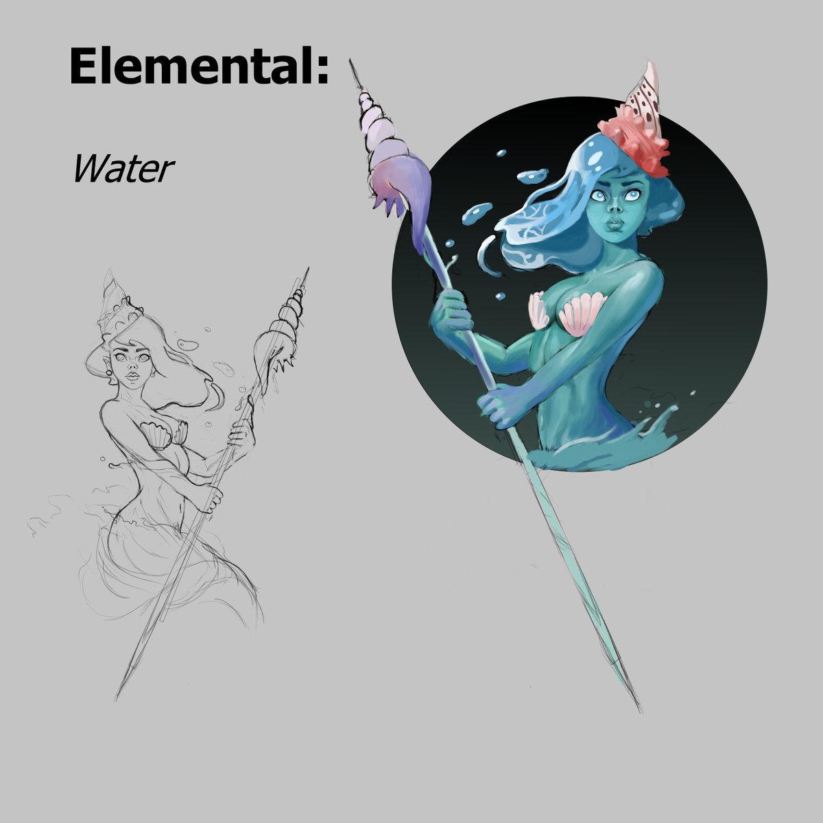 UScoreGames's tweet photo. ๐ฆ๐ง๐ฝโโ๏ธELEMENTALS MAKE A SPLASH๐ฆ๐ง๐ฝโโ๏ธ
Making ๐#waves๐ of progress in dungeon exploration!โจ
#InfernalEscape #Elemental #race #dungeon #MermaidMonday #mermaid #indiegame #indiegamedev #redesign #gamedev #tabletop #characterart #tabletopgaming #shell #seashell #water https://t.co/T4nirSvYGu