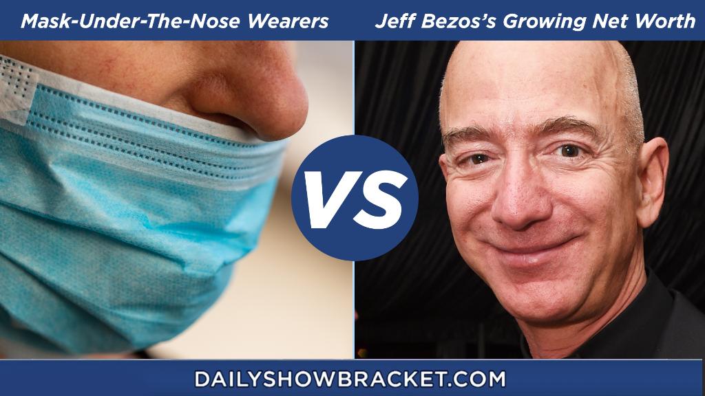 This is it. The final matchup in our Bracket of Bulls**t.

What's annoyed you the most this pandemic year? Cast your vote: dailyshowbracket.com