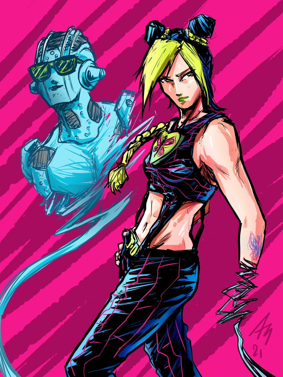 Am_leDuc's tweet photo. little #Jolyne I #draw during my #liveontwitch !
Thanks for the viewers.
.
#fanart #drawandchill #jojosbizarreadventure #jolynekujo #jojopart6 #StoneOcean #StoneOceanConfirmed #StoneOceanAnime #illustration #art #digitalart #comicart #artwork #manga #illustrationart https://t.co/gnSZejfQKh