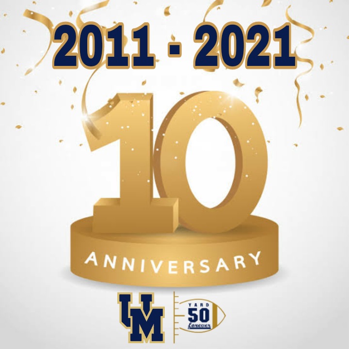 Yarda50_CU's tweet photo. #FelizCUmpleaños a todos los Yard@s 50! Más de 50 años de existencia y este 2021 nuestro 10.º Aniversario Legalmente Constituidos! 

Gracias a toda la Familla #Puma y #Football por su confianza y cariño! 

Vamos por más!
#UnaVezPumaSiemprePumaY50

#Goya2021 
#RugidoYGarra https://t.co/s1jVdSzifA
