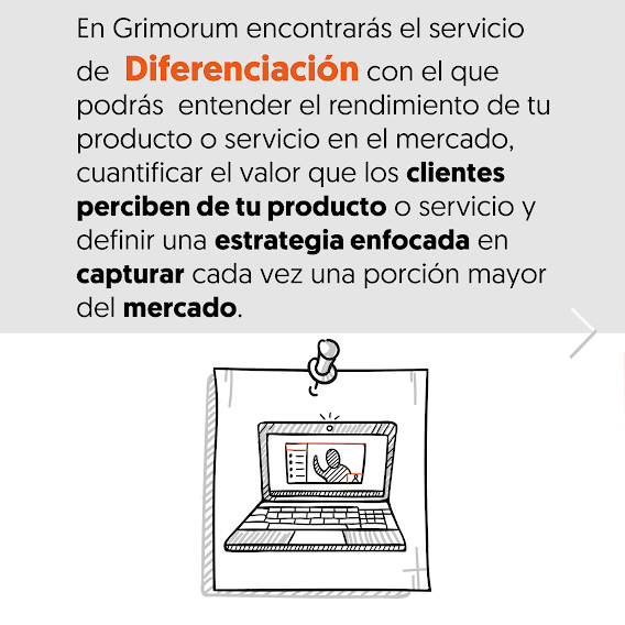 Grimorum's tweet photo. (2/3) En @Grimorum nos ponemos en los zapatos de tus #clientes para entender cómo valoran tu #producto o #servicio en el #mercado https://t.co/mzJKxoasuE