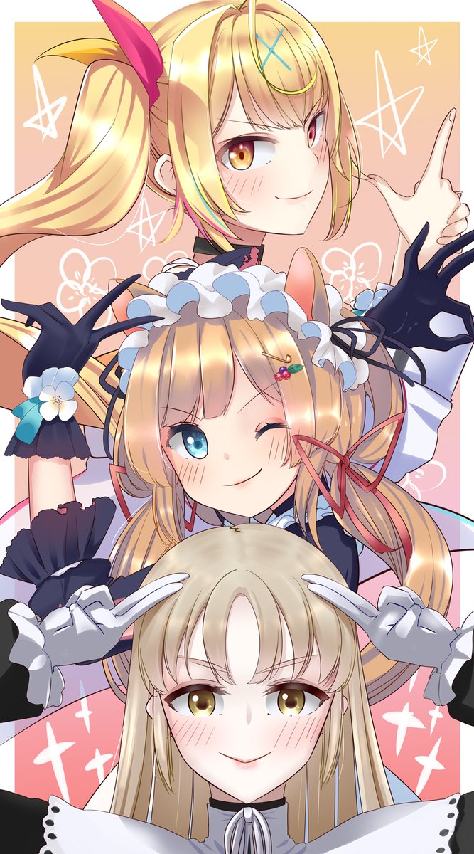 星川サラ 「#サラ星図 
#絵にふぁー
#描いたよクレアさん

どやポーズお願いしまーす
パ」|愛瀬 燦@スケブ受付中のイラスト