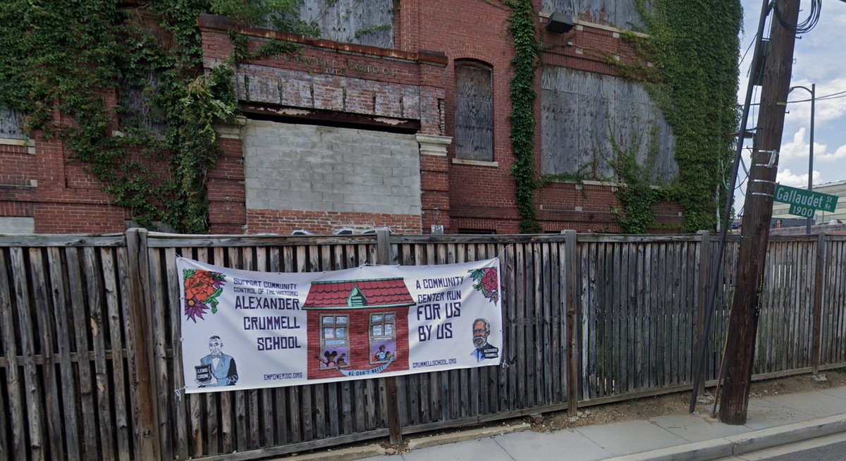 DC said that it would restore the school for public use, under Mayor Bowser. I just did a Google Earth search for the school. From what I can gather...nothing has begun, while the neighborhood is being rapidly gentrified.  https://twitter.com/tomsherwood/status/1377046937292144643?s=20