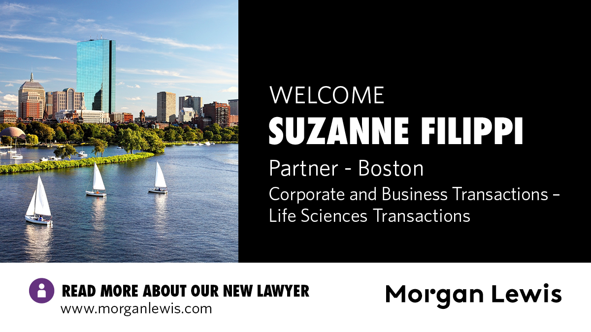 We are bolstering our global life sciences team with the addition of Suzanne Filippi, who joins the Boston office as a partner with almost two decades of experience in the biopharmaceutical and technology sectors. Read more about Suzanne: bit.ly/2OkD9Cq