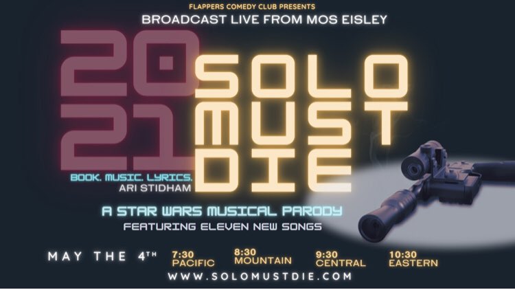 HanSoloMustDie's tweet photo. One month away! Get your tickets now! https://t.co/ZpuO1d8V9o