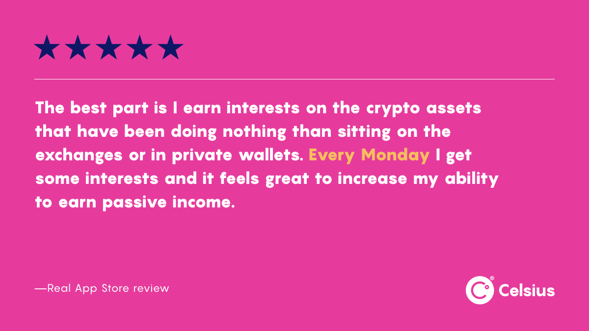 CelsiusNetwork's tweet photo. #MoneyMondays 🔥🙌
#UnblockYourself #UnbankYourself #HODL #Celsius #Crypto https://t.co/A81jI1cTsy